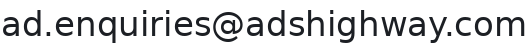 Our email address, shown as an image