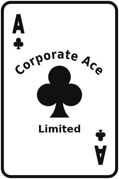 Corporate Ace Limited ace of clubs